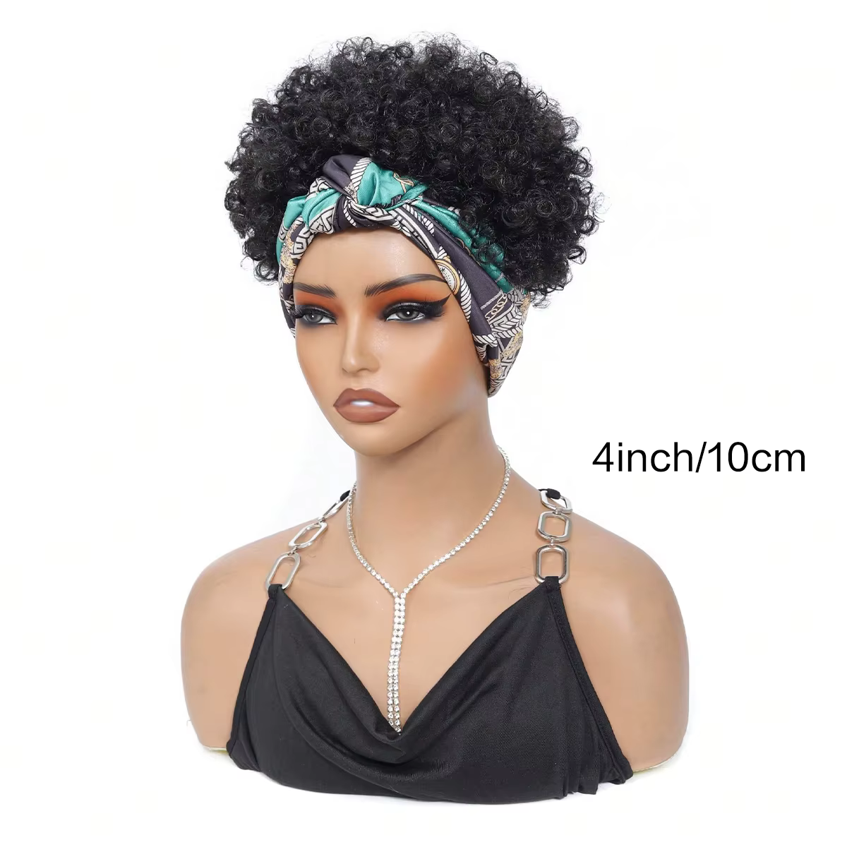 Perruques bandeau noires pour femmes