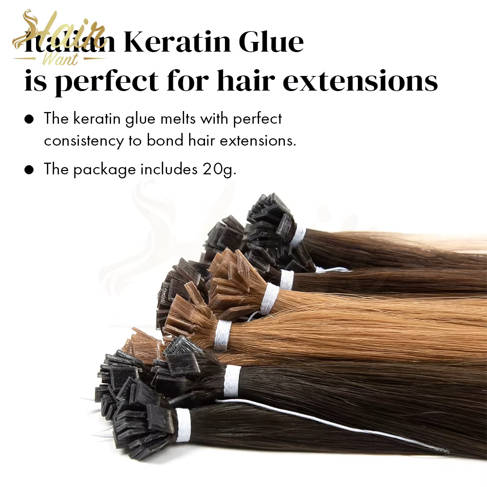 KtkerBrian Glue Mars-Perles de colle pour extensions de cheveux, outil exécutif