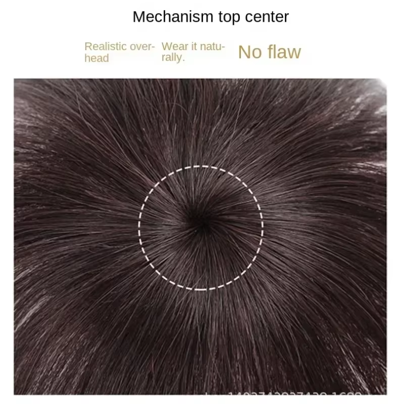 Postiche de cheveux humains Remy fabriquée à la Machine