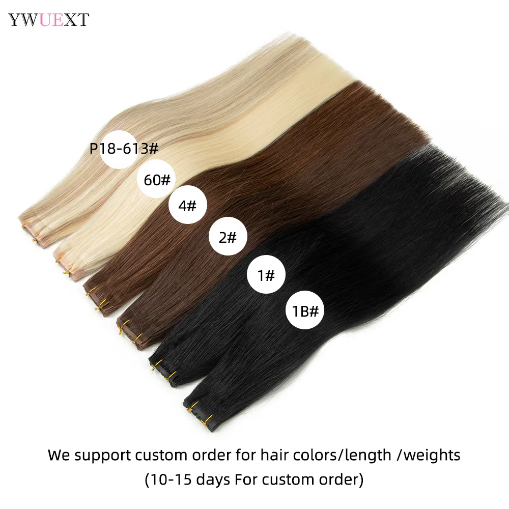 Extensions de cheveux invisibles à double onglets