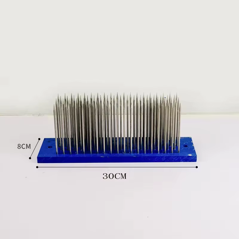 Hackle pour cheveux en acier inoxydable