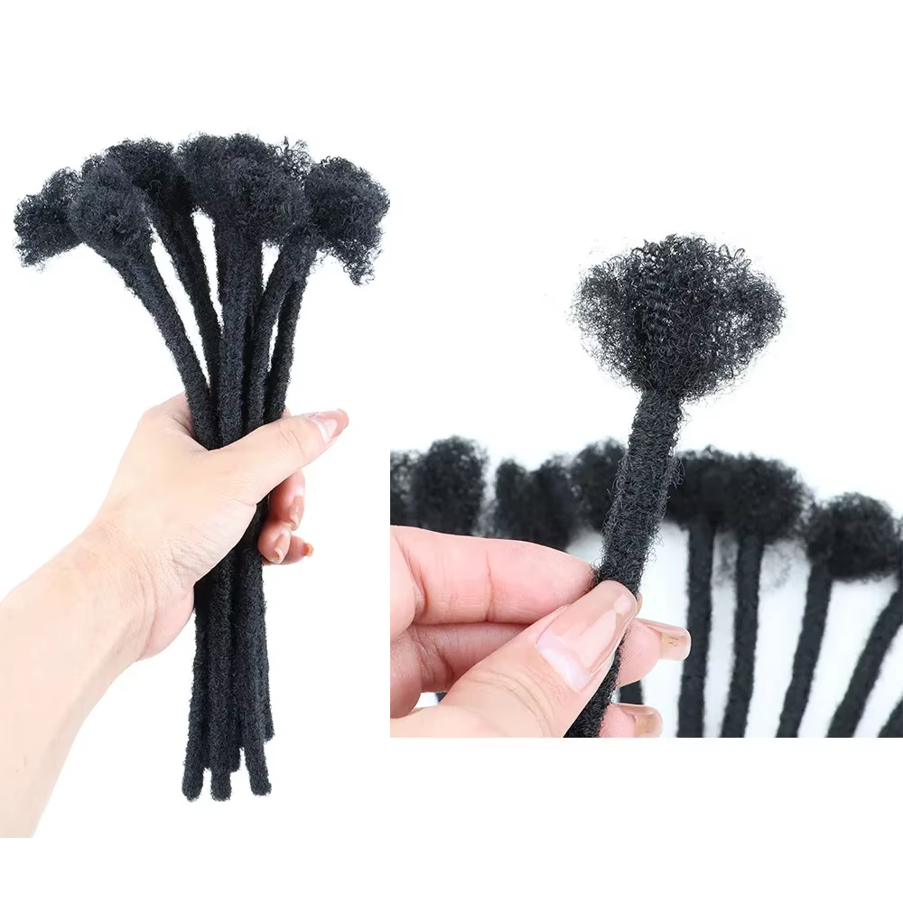Dreadlocks Extensions synthétiques 8 pouces 10 brins Loc Dreads