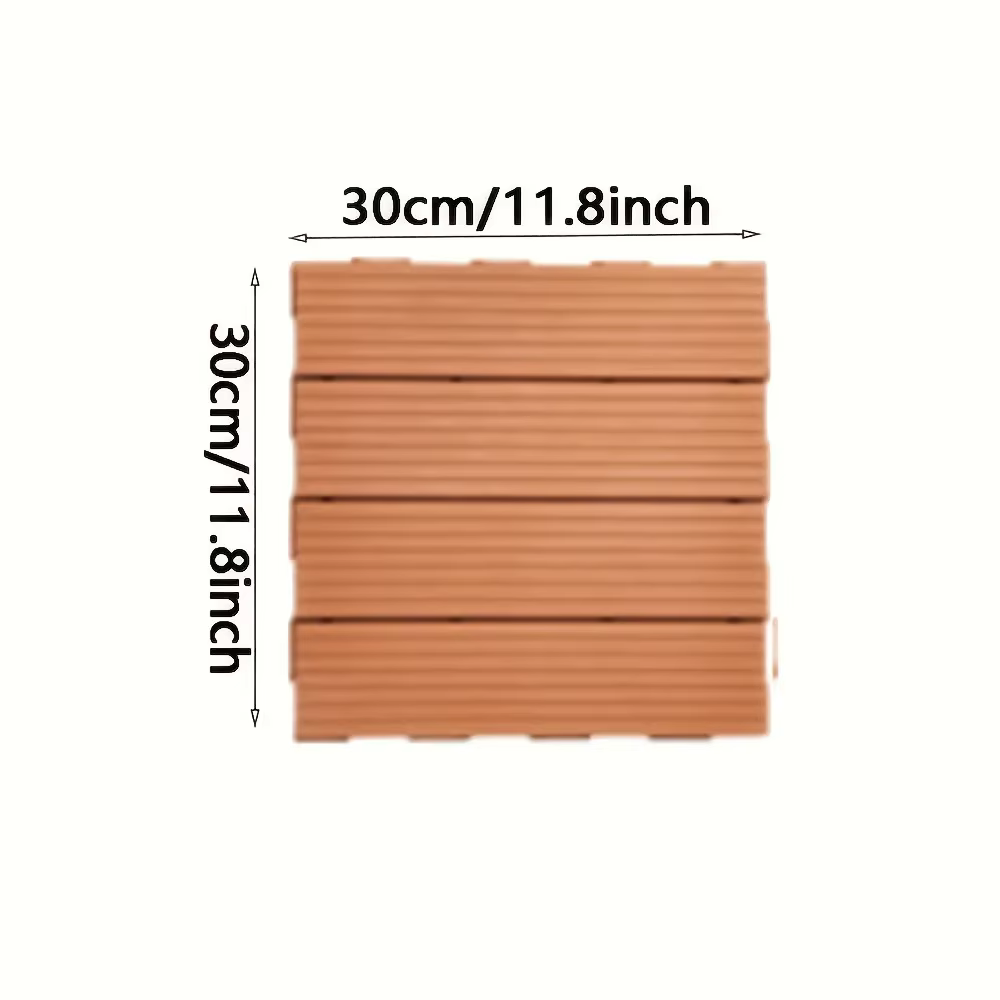 Plancher de balcon adapté à terrasse extérieure, balcon, jardin, cour, décoration de sol, épissage, carrelage de balcon, 1 pièce