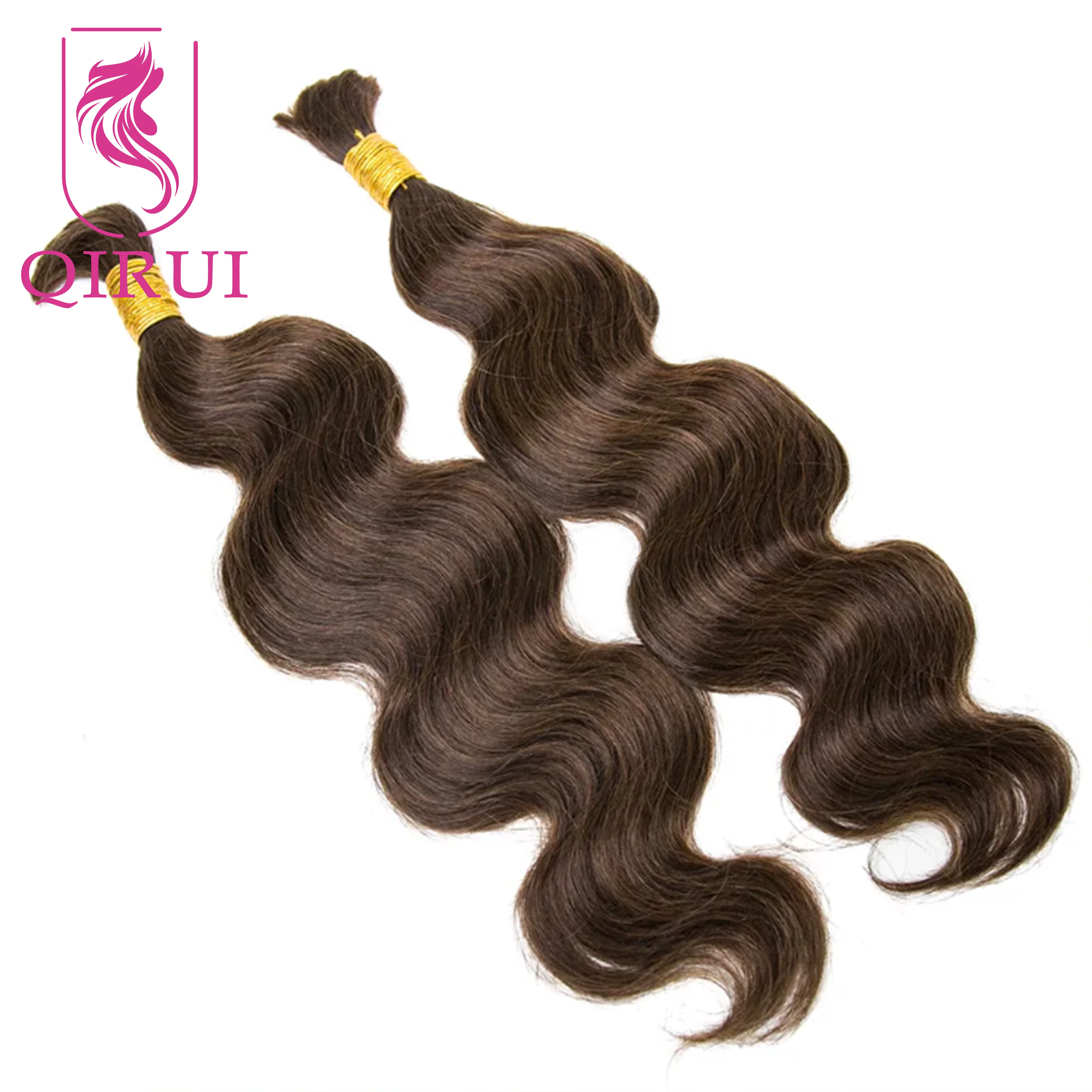 Boho tresses Extensions de cheveux humains paquets en vrac