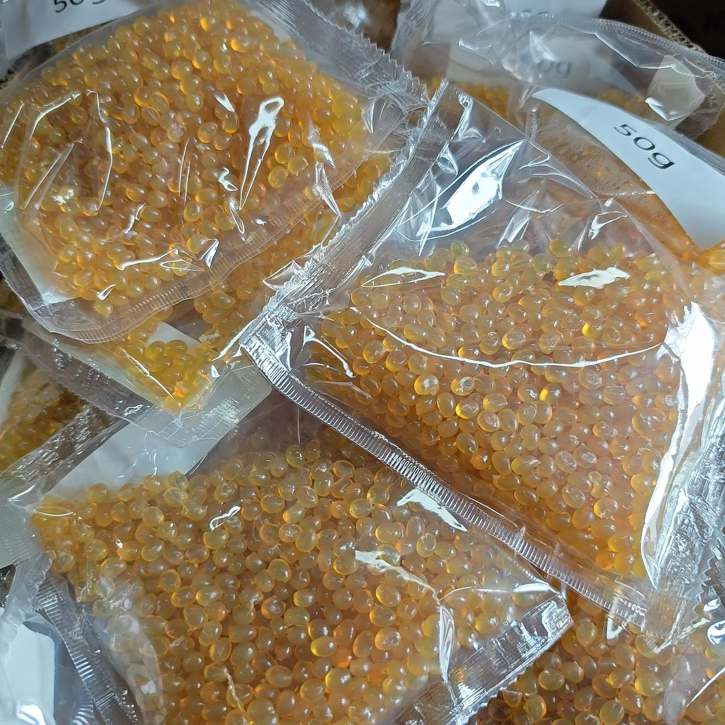 VADES 50/100/150/200/500g colle à la kératine granule jaune outils d'extension de cheveux