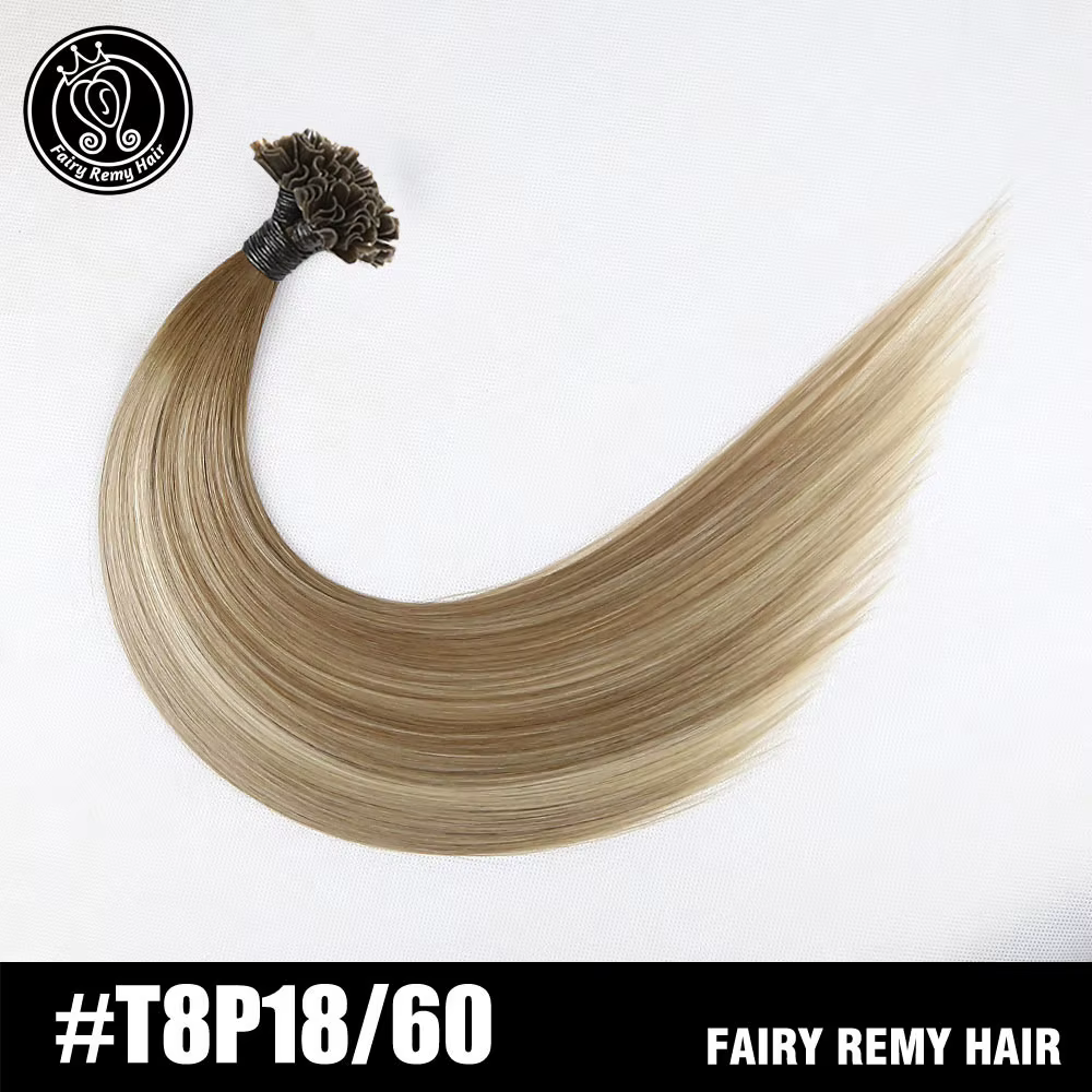 Extensions de cheveux humains Remy pré-collés