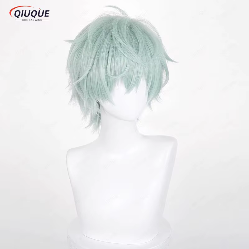 Anime jusqu'à Cosplay perruque 3 types de cheveux courts styles