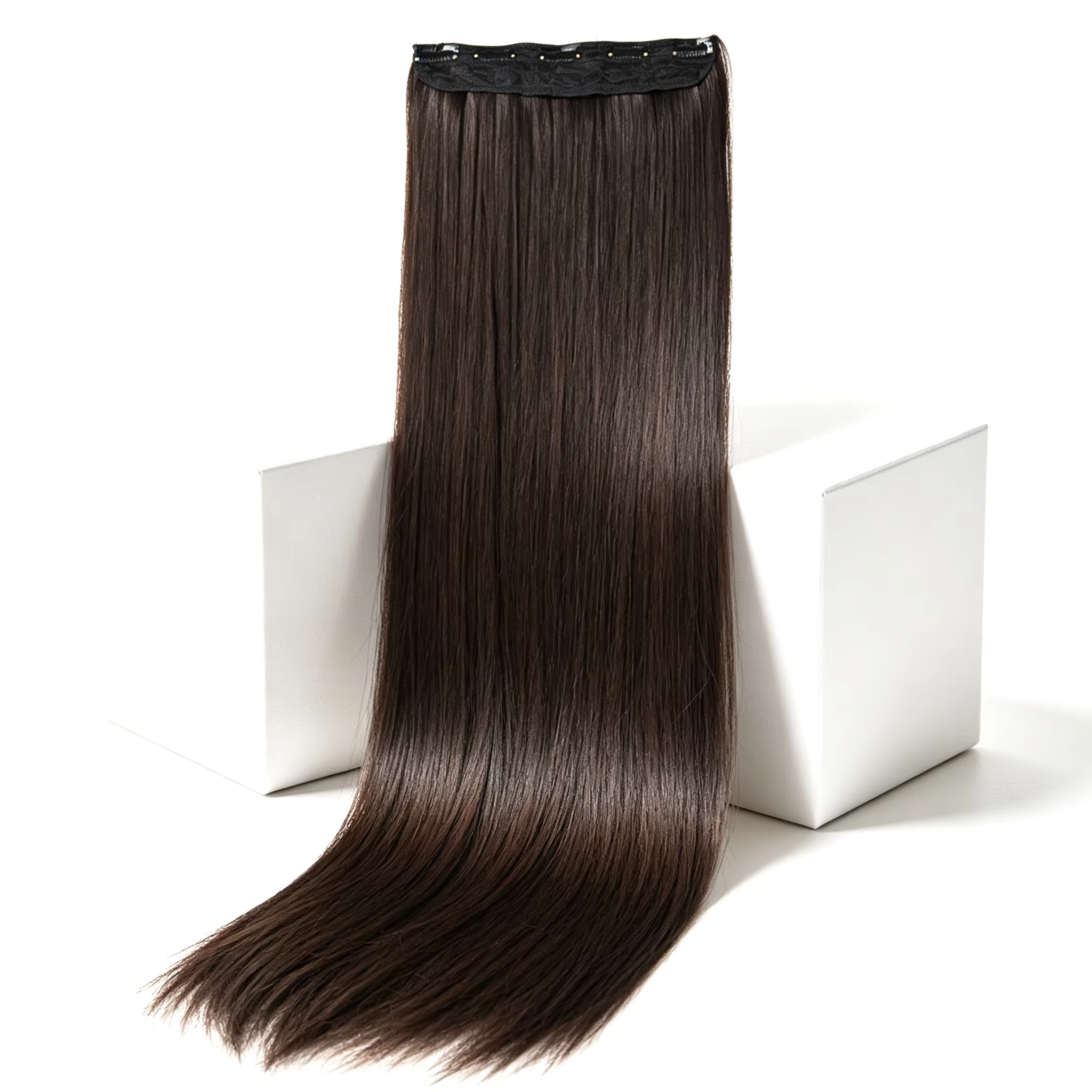 Perruque synthétique extra longue de 32 pouces