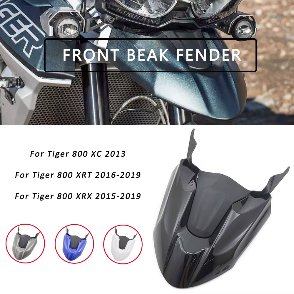 Roue d'extension de bec avant pour Tiger 800, garde-boue, couverture d'extension antarctique, accessoires de moto, XRX, XRT, XC, Tiger800, 2019, 2018, 2017, 2016