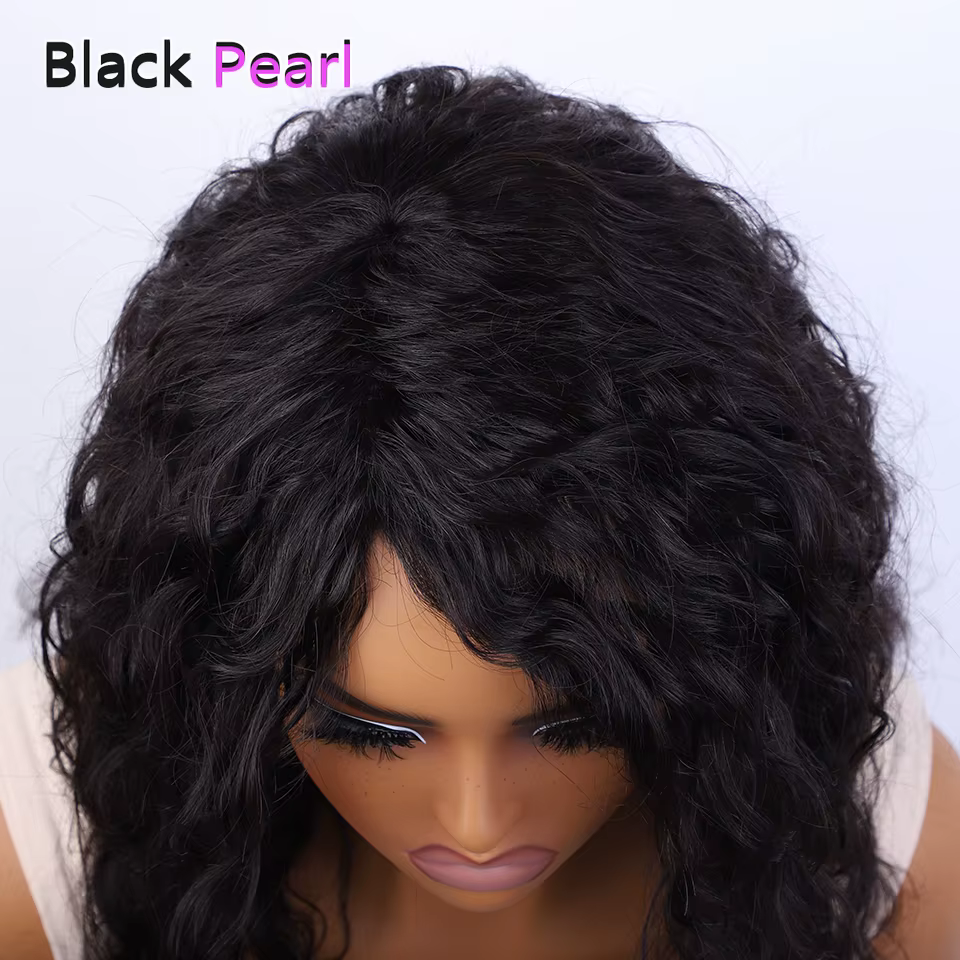 Perruque brésilienne en cheveux humains pour femmes noires