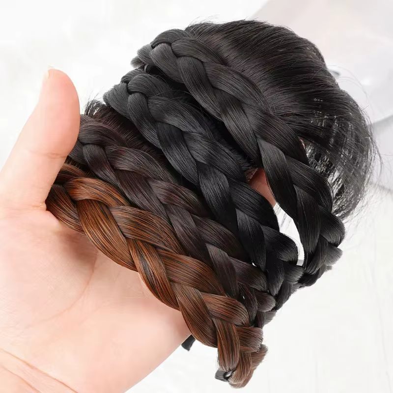 Nouveau faux cheveux bandeau perruque frange bandeau Extension de cheveux femmes filles Clips dans l'extension de cheveux accessoires de cheveux postiche Clips