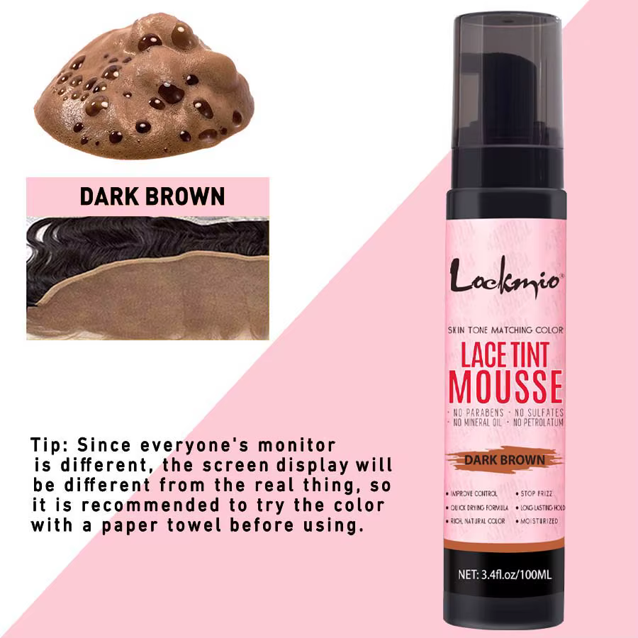 Mousse de teinte pour perruque