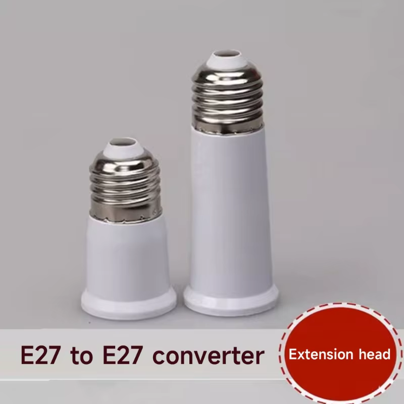 Adaptateur d'extension d'ampoule LED E27 à E27, prolongateur douille lumière pour lampes appareils photo