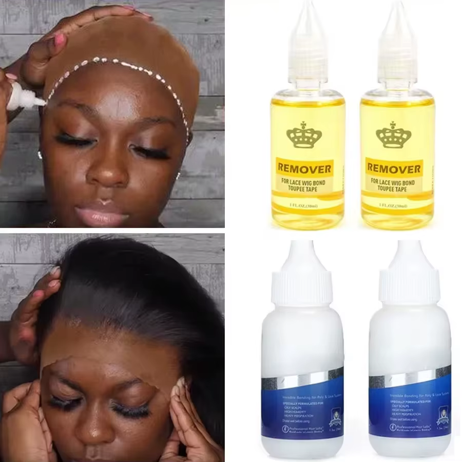 Kit de colle et dissolvant pour perruques