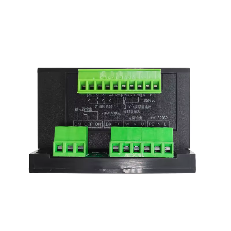 Convertisseur de fréquence onduleur électrique 1500W RS485 ajouter du pilote de moteur 0,75 kw 1,5 kw MCU entrée monophasée 220V sortie triphasée 0,4 kw