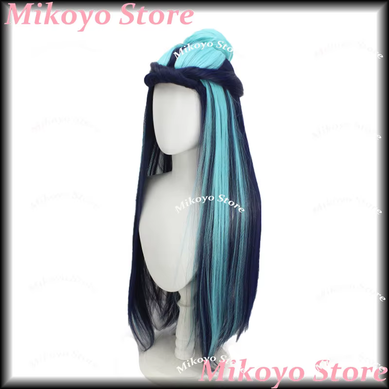 Perruque de cosplay Sword Shield Nessa