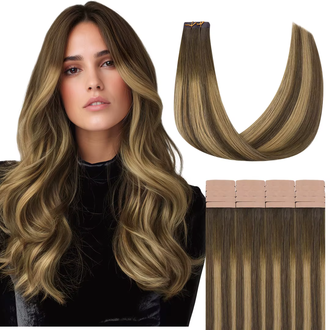 Bande dans les Extensions de cheveux humains véritable Remy Extension