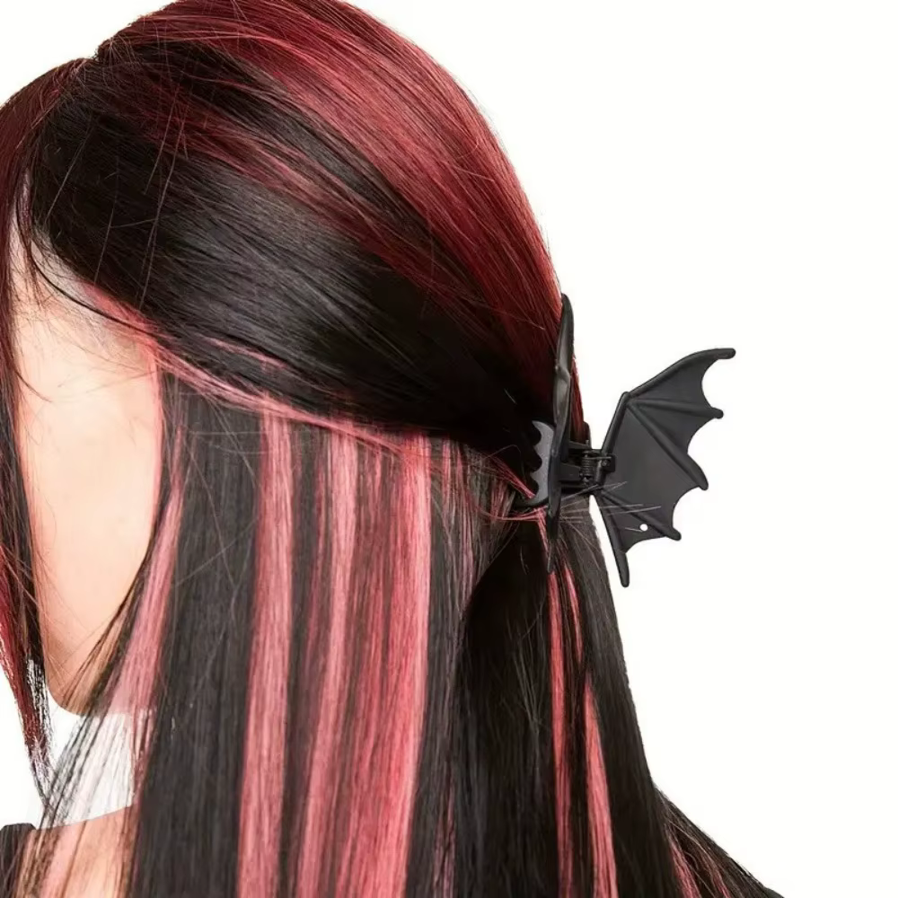 Pince à cheveux chauve-souris requin mat