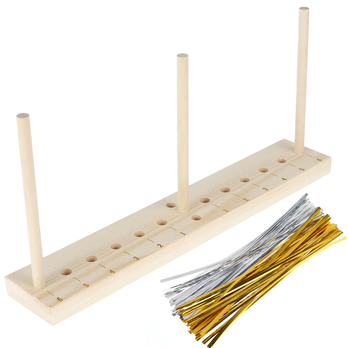Fabricant d'arc étendu pour couronnes de ruban, outil de fabrication d'arcs en bois, nœuds de cheveux, Corsages, couronnes de vacances pour décoration de fête de noël