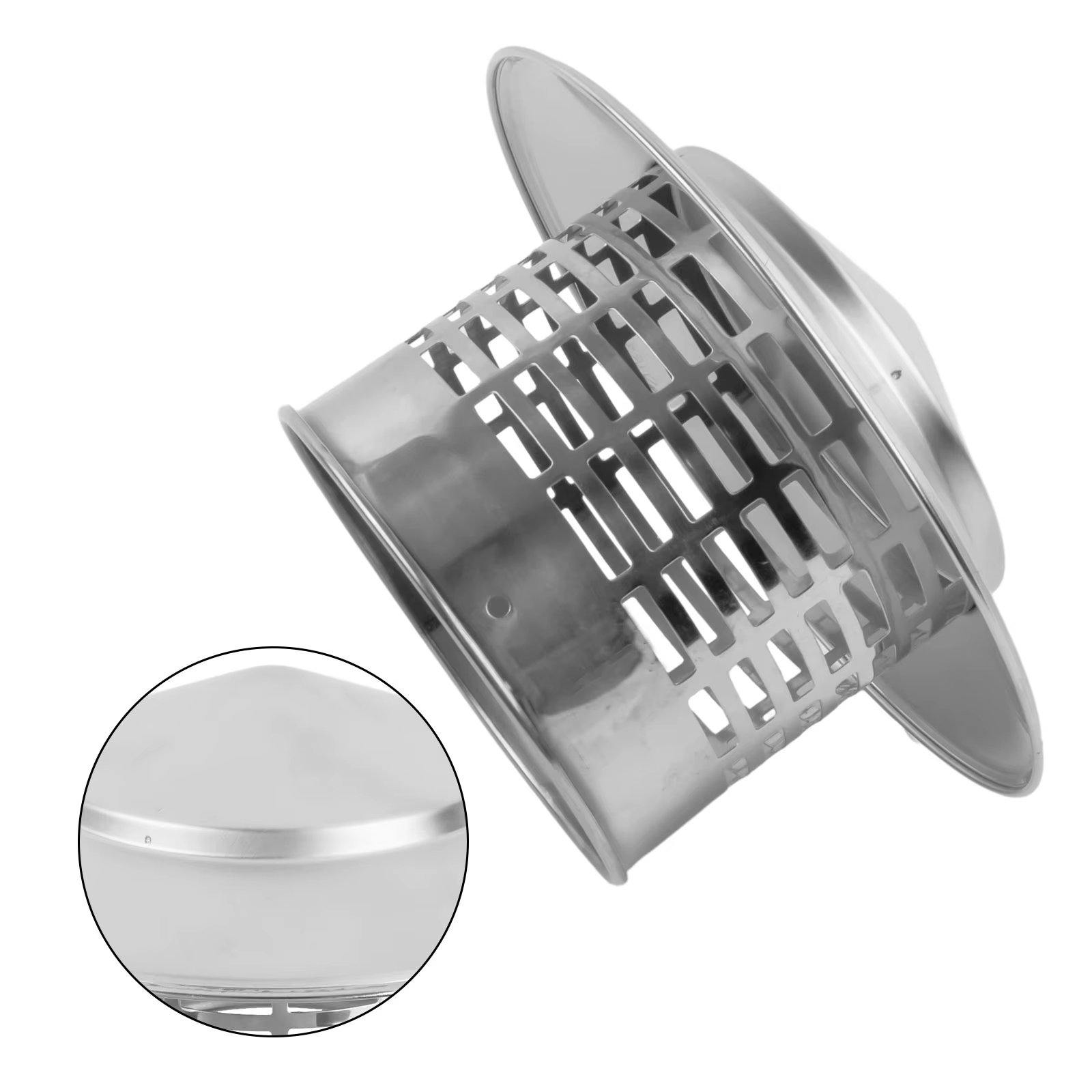 Bouchon de cheminée en acier inoxydable pour conduits de Ventilation, hotte d'échappement, mur extérieur, sortie d'air, tuyau de toit, hotte d'échappement