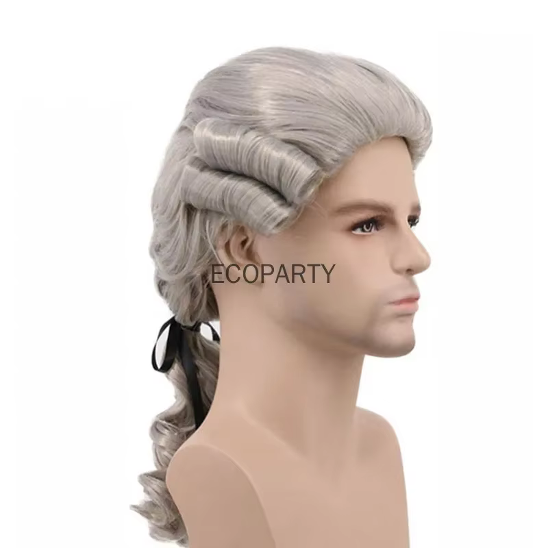 Perruque Synthétique Longue et Bouclée pour Cosplay Baroque