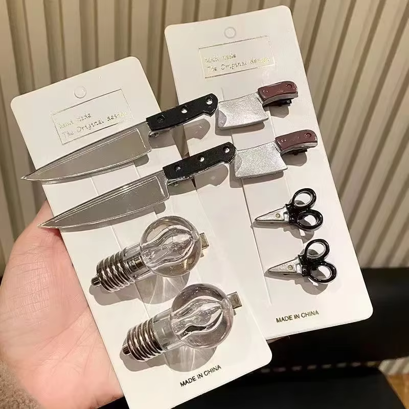 Pinces à cheveux couteau d'émulation