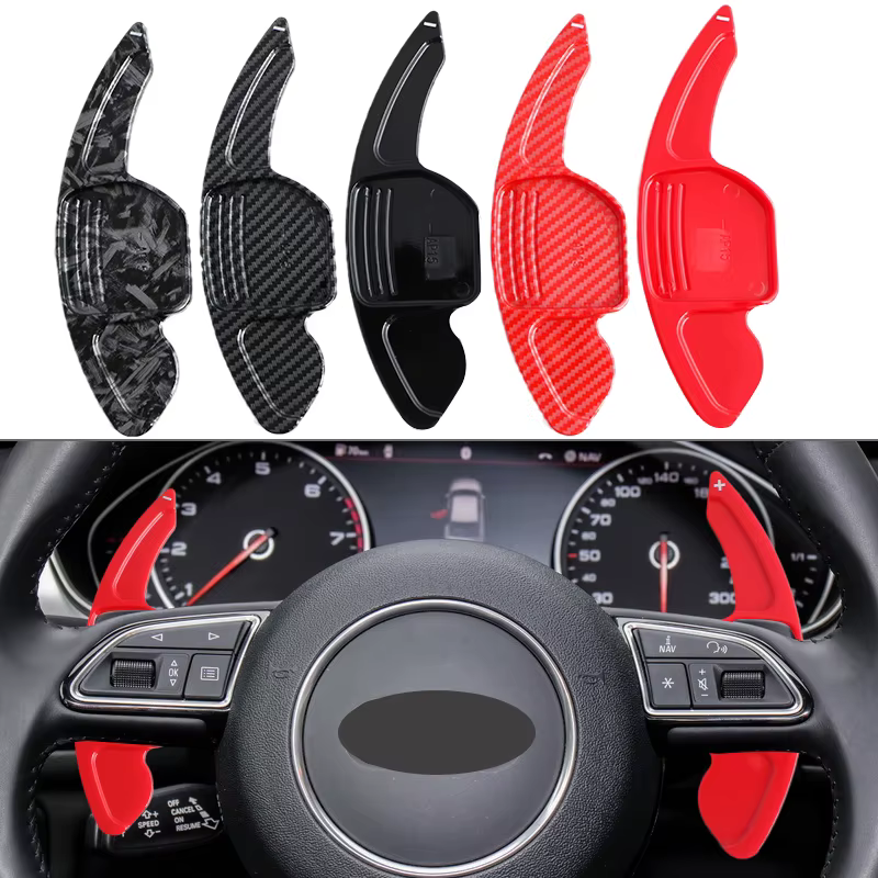 Extension de palette de changement de vitesse au volant de voiture, pour Audi A3 A4 A4L A5 A6 A7 A8 Q3 Q5 Q7 TT S3 R8 MK2 S5 DSG