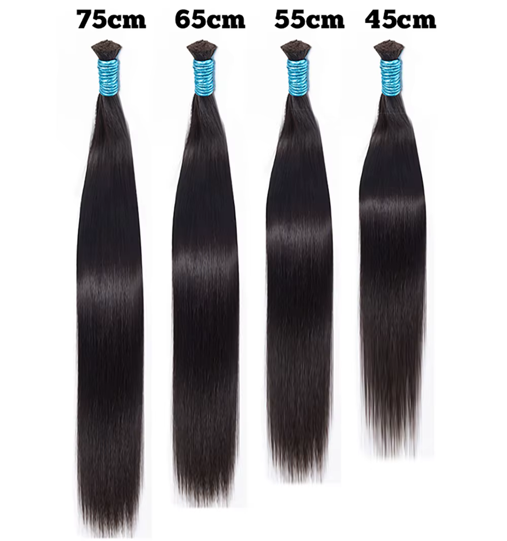Tissage de cheveux vierges en vrac pour tressage