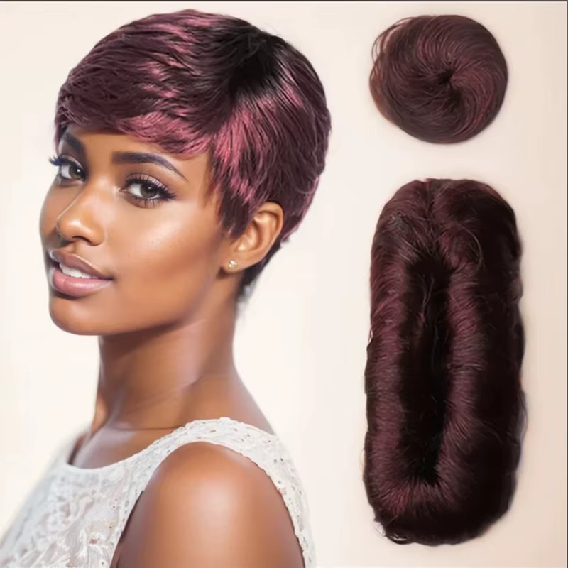Tissage en lot brésilien naturel bouclé ombré avec Closure
