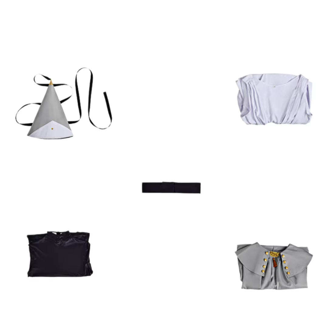 Ensemble de perruques et de costumes de cosplay Anime Witch Hat Atelier Qifrey