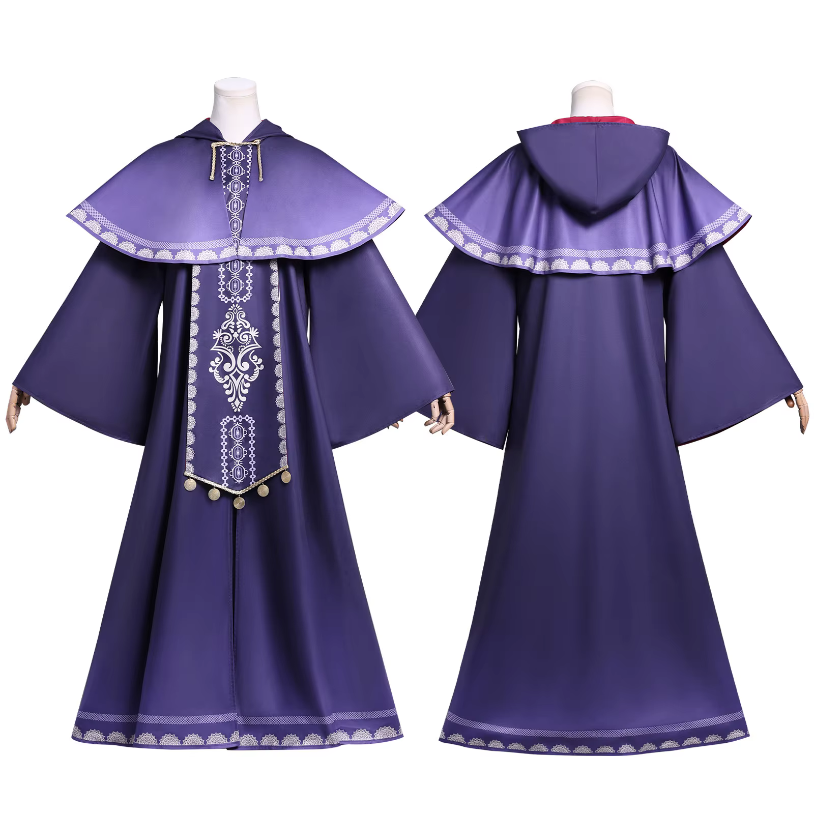 Costume de cosplay et perruque pour femme