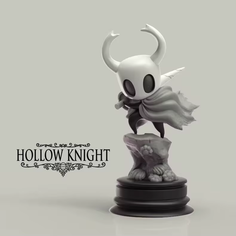 Figurine d'anime Hollow Knight Little Knight, jouet modèle fait à la main, accessoires de jeu, châssis, fait à la main, modèle en pvc