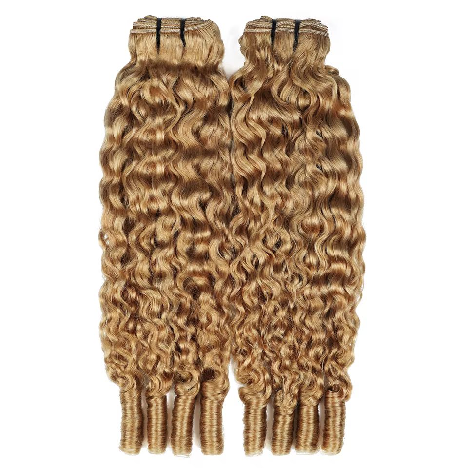 Phashion birman bouclés 1/3 paquets # Extensions de tissage de cheveux vierges crus ondulés