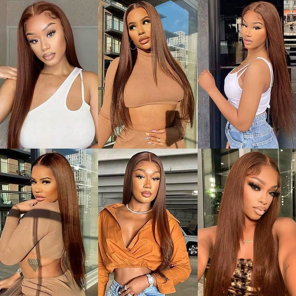 Perruque Lace Frontal Wig naturelle lisse
