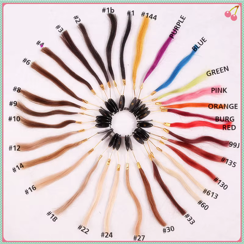 Itip Extensions de cheveux humains 4B 4C Itips Microlink