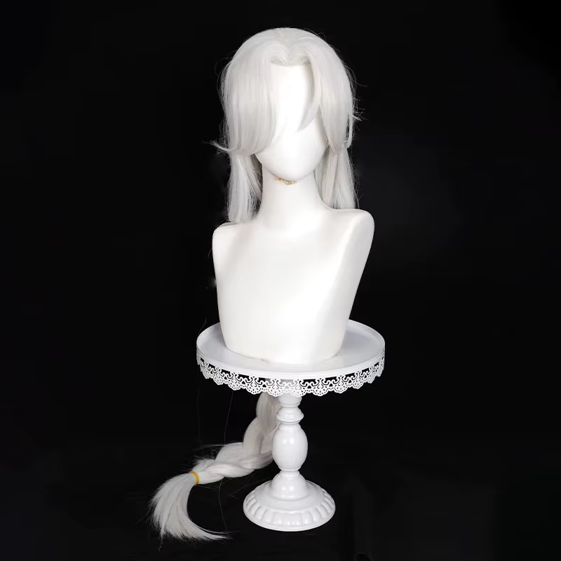 Reine perruque Anime TO BE HERO X Cosplay femmes 100 cm cheveux blancs