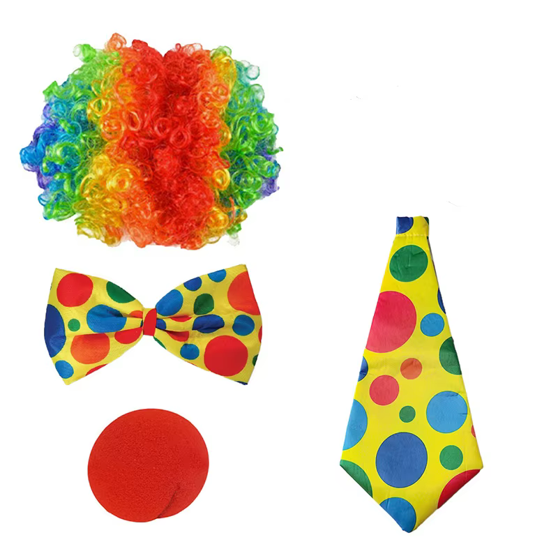 Performance ondulée bouclée Clown perruque Cosplay cheveux synthétique