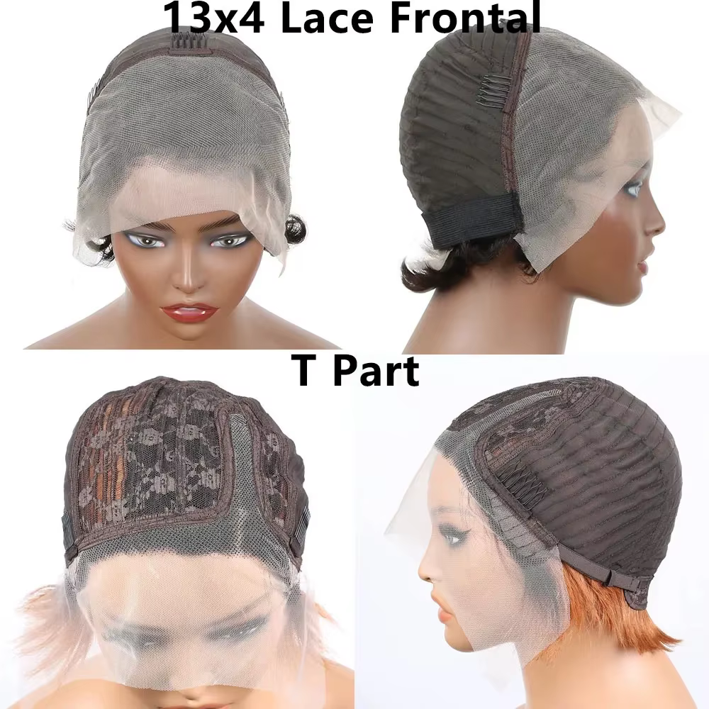 Perruque Lace Frontal 13x4 en cheveux humains Remy brésiliens