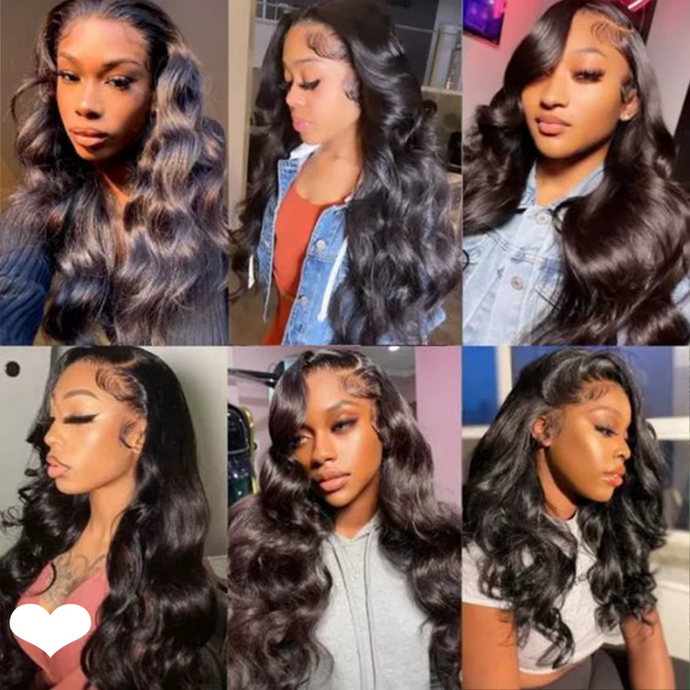 Perruque Lace Front Wig naturelle Body Wave, 13x6, HD, cheveux humains, 13x6