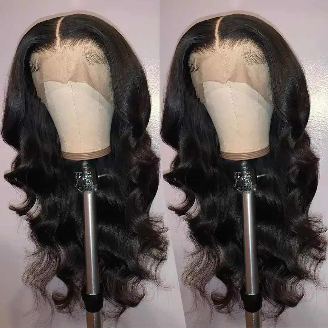 Nouvelles perruques synthétiques Body Wave 13*4 Lace Front