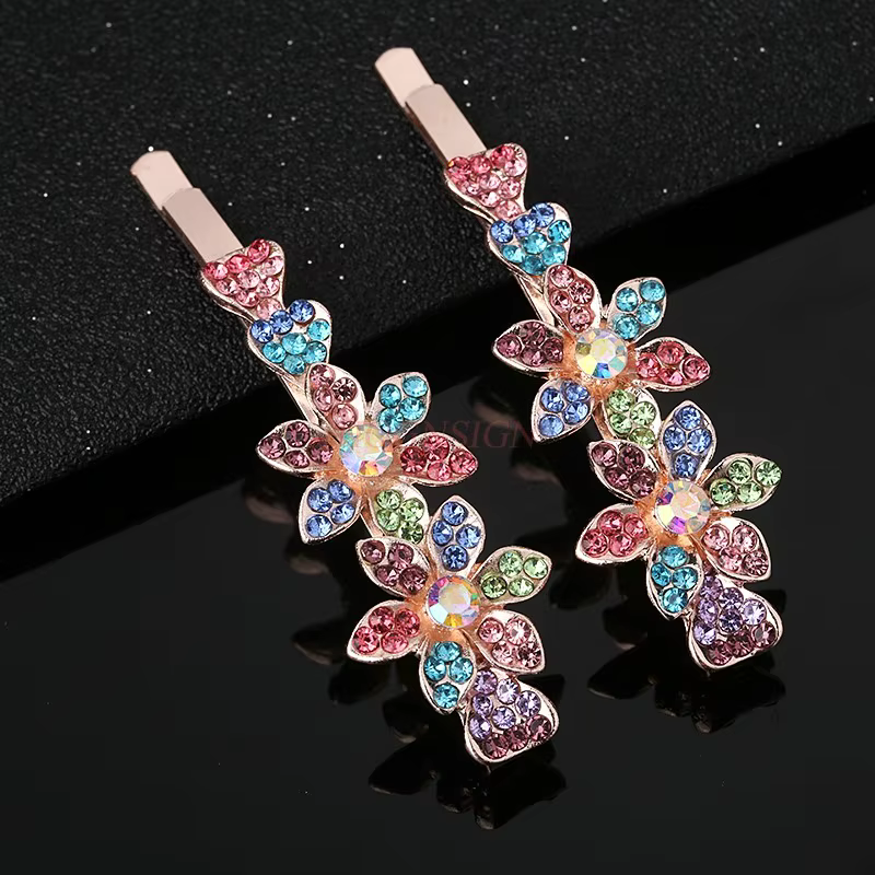 Pince à cheveux en cristal de diamant et accessoires pour cheveux