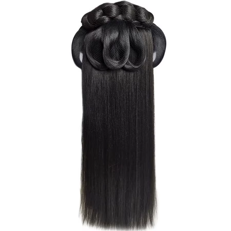 Perruque de prairie chinoise pour femmes