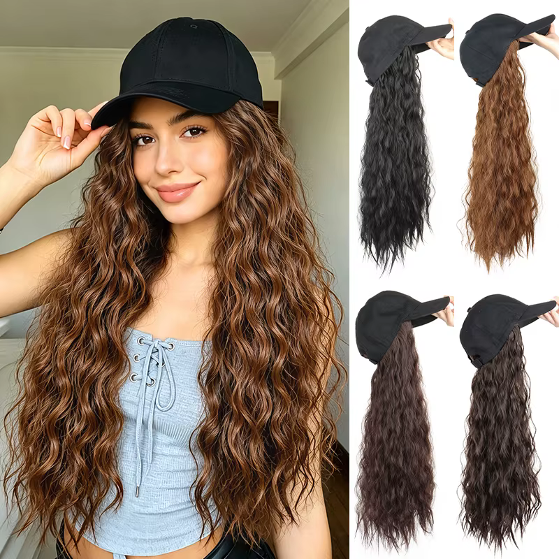 Casquette Perruque pour Femme