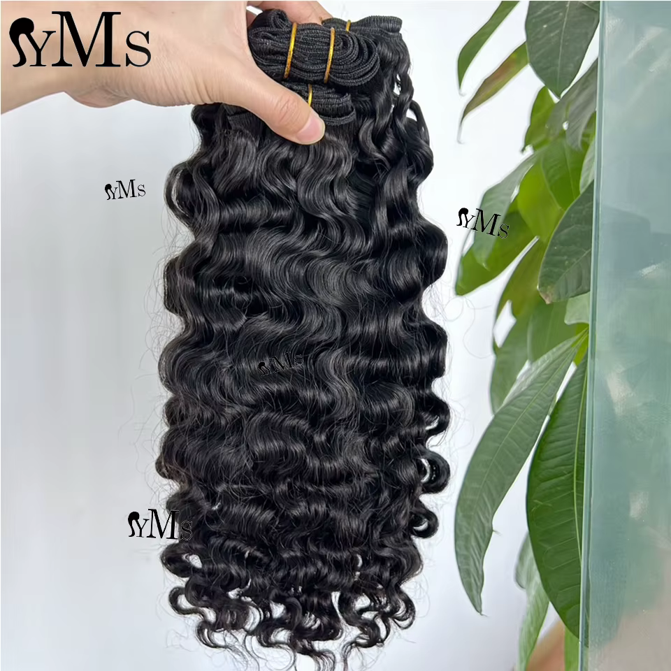 Extensions de cheveux humains bouclés indiens YMSHAIR