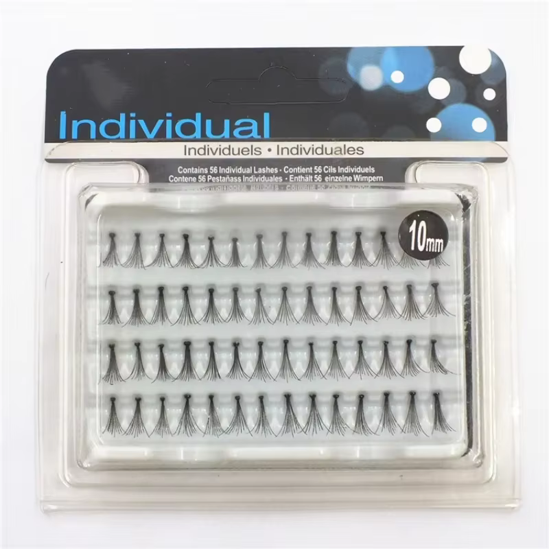Extensions de cils individuels en touffes naturelles extraordinaires pour maquillage professionnel
