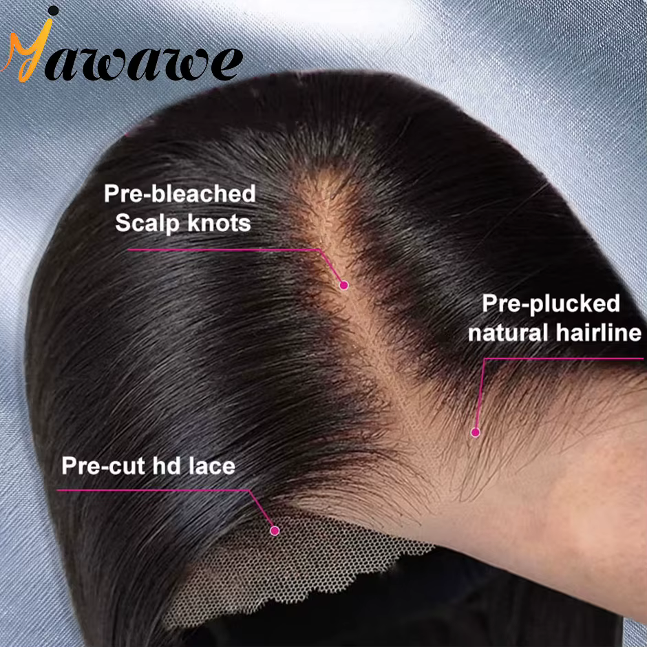 Perruque sans colle YAWAWE