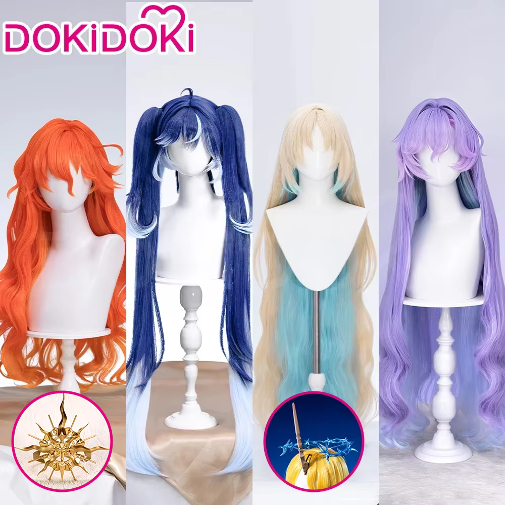 En STOCK Augusta Cantarella Cartethyia Fleurdelys Iuno perruque jeu vagues gagnantes DokiDoki 100 cm