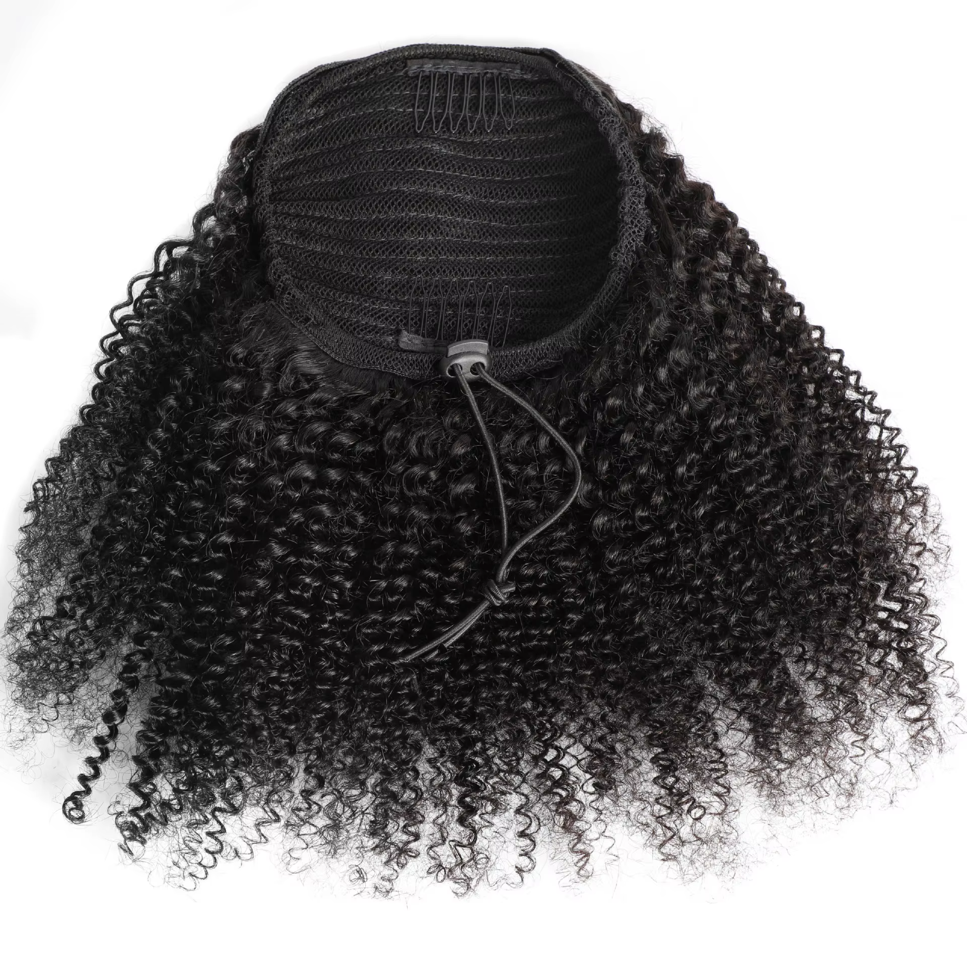 Extensions de cheveux humains bouclés afro kinky à clipser