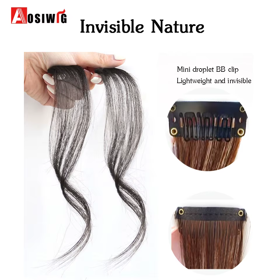 Synthèse Frange Perruque Extensions de Cheveux