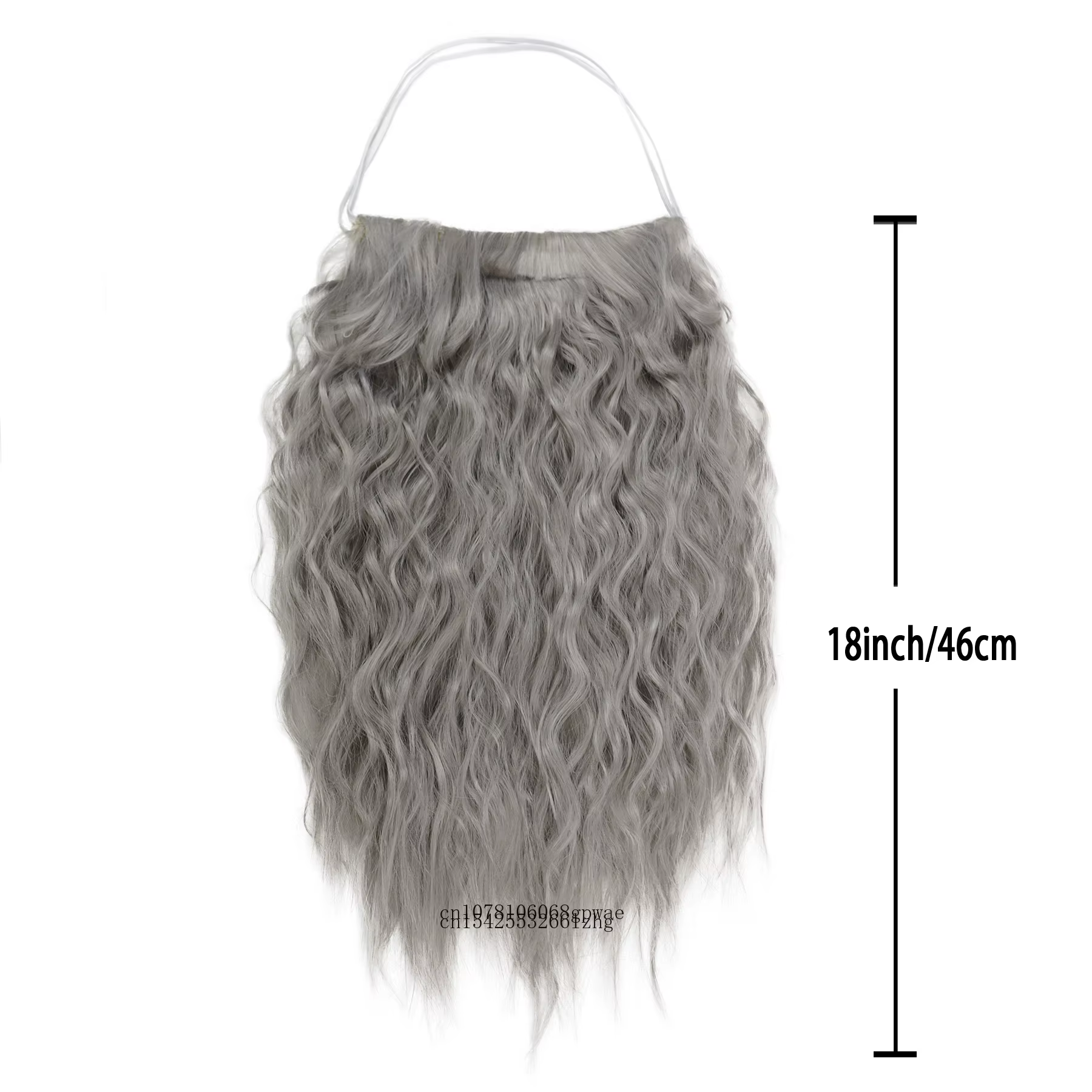 Dumbledore Cosplay perruque cheveux synthétiques Halloween école Gandalf assistant Costume